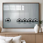 Newton's Cradle Wall Art Canvas Print | Framed Newton Cradle Wall Art