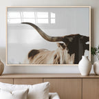 Texas Longhorn Wall Art Canvas Print, 3-Panel