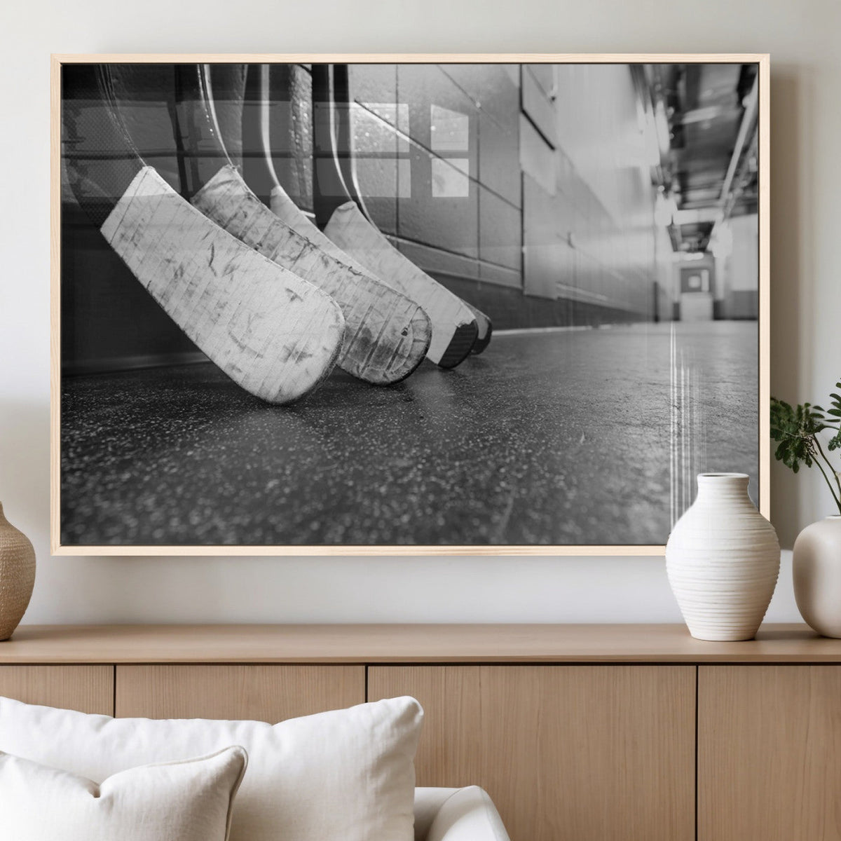 Ice Hockey Wall Art Canvas Print