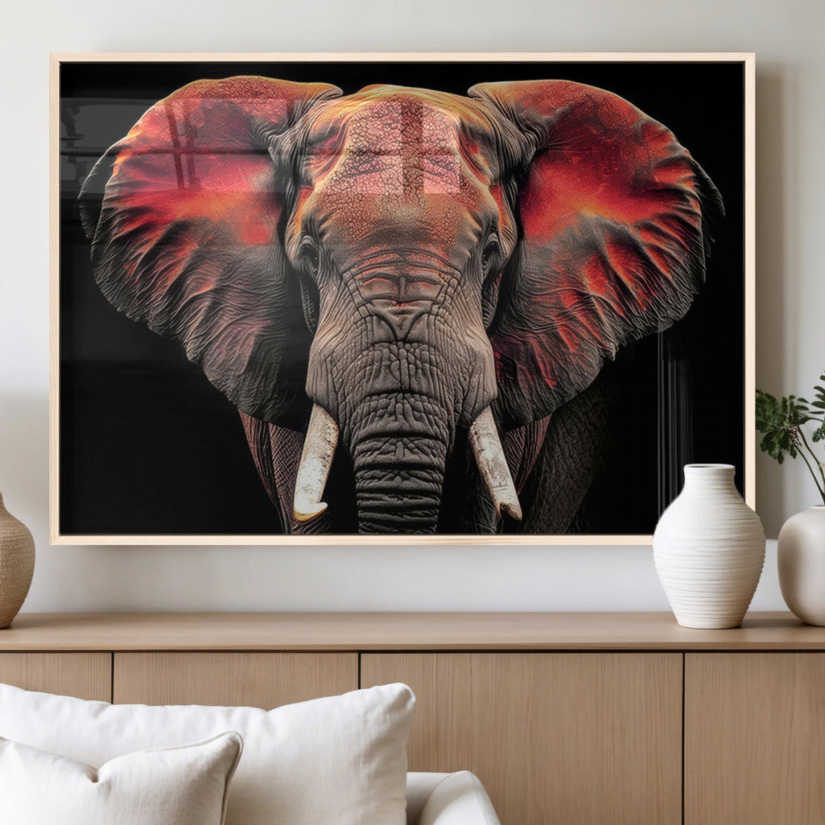 Elephant Wall Art Canvas Print