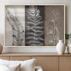 Minimalist Botanical Wall Art Canvas Print, Framed and Ready to Hang