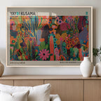 Framed Yayoi Kusama 1986 Wall Art Print | Japanese Wall Art, Wabi Sabi Abstract Landscape