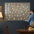 Abstract Birds Wall Art Canvas Print