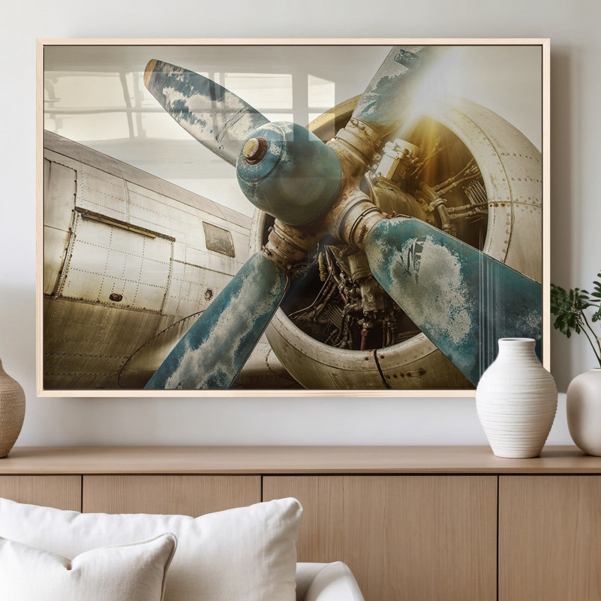 Vintage Airplane Canvas Print