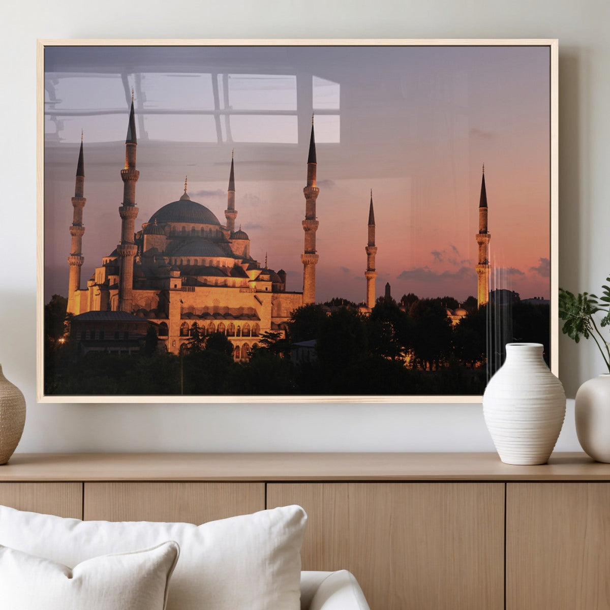 Wall Art Turkey Istanbul Skyline Canvas Print