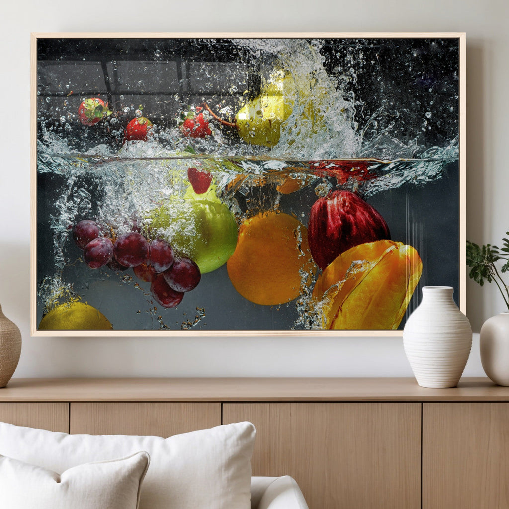 Kitchen Vegetables World Wall Art Canvas Print