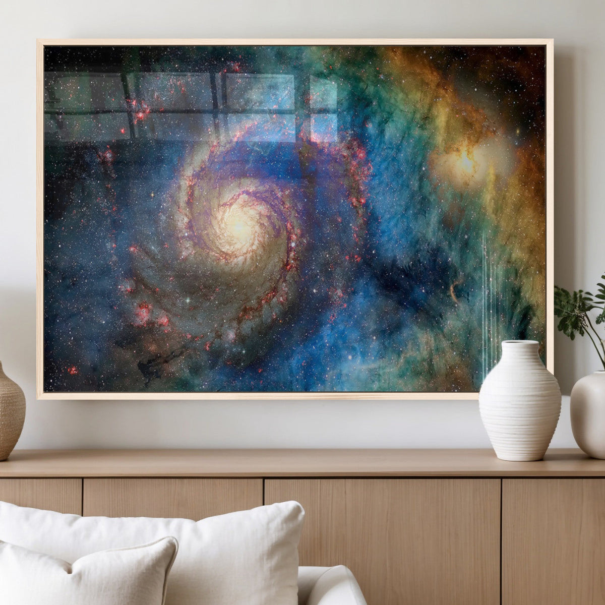 Spiral Galaxy Wall Art Canvas Print