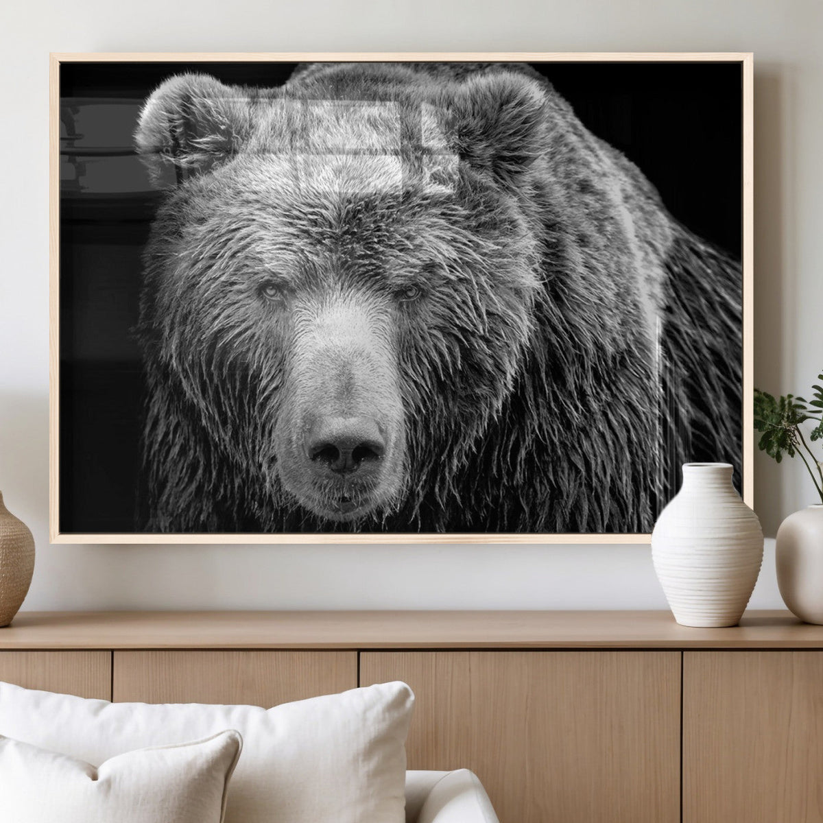399 Grizzly Bear Canvas Print, Ready to Hang Wall Art