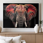Elephant Wall Art Canvas Print