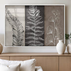 Minimalist Botanical Wall Art Canvas Print, Framed and Ready to Hang