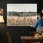 Rustic Field Landscape Wall Art Print, Giclee Canvas Wall Art