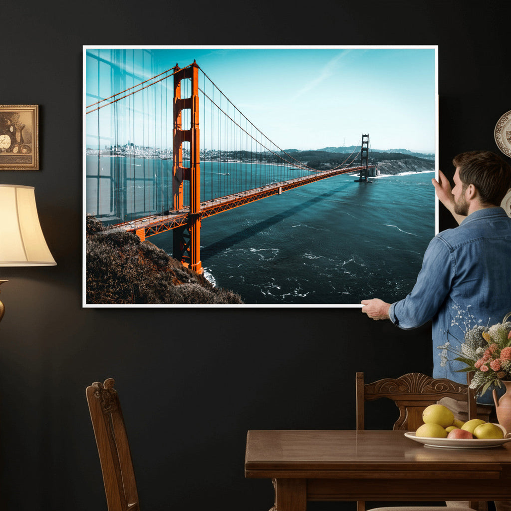 Golden Gate Bridge Wall Art Canvas Print | San Francisco Landmark Photography