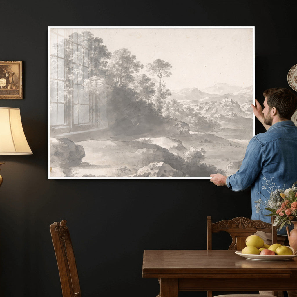 Van Poelenburch Landscape Canvas Wall Art | Dutch Golden Age