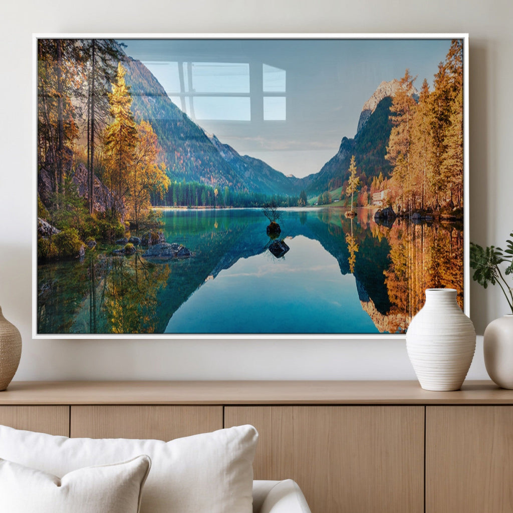 Fantastic Autumn Panorama Wall Art Canvas Print