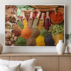 Spices Kitchen Wall Art Canvas Print