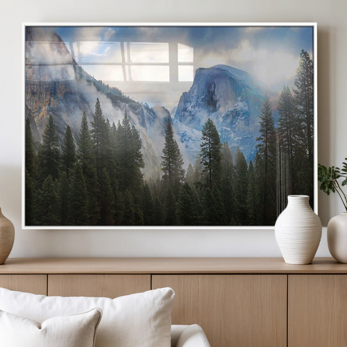 Half Dome Yosemite California Wall Art Canvas Print El Capitan