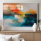 Colorful Abstract Wall Art | Bold Modern Canvas Print | Ready to Hang