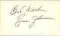 Ernie Johnson Orioles/Braves d.2011 Signed/Autographed 3x5 Index Card 162476