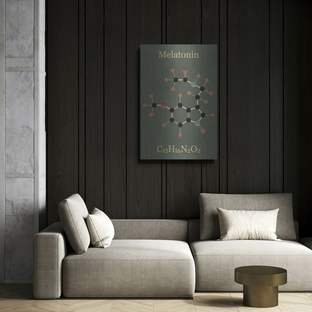Melatonin Molecule III by Luxe Metal