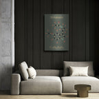 Melatonin Molecule III by Luxe Metal