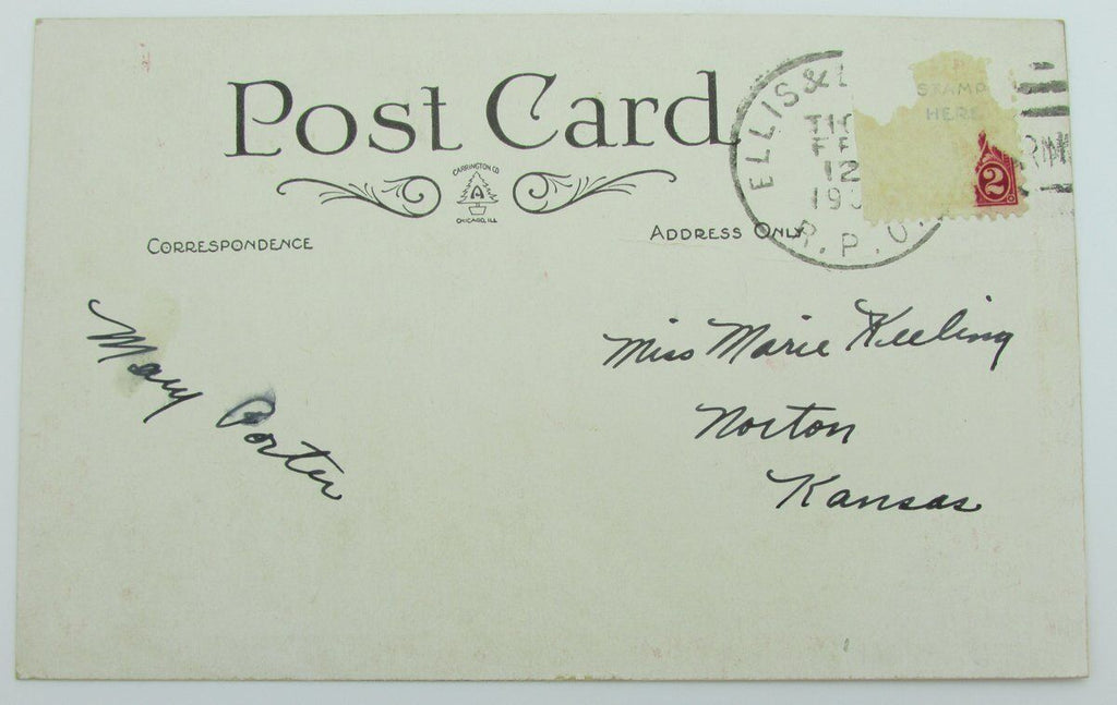Vintage Postcard "I'm Gonna Tackle The Job of Getting Your Heart" 140033