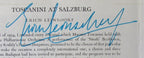 Erich Leinsdorf Conductor Autographed Magazine PSA/DNA 177029