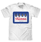 Hamm's Crown Color Logo T-Shirt - White