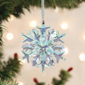 Radiant Crystal Frostflake Ornament