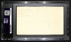 7Sid Gillman HOF Signed/Auto 3x5 Index Card San Diego Chargers PSA/DNA 187477