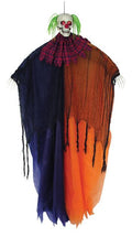 Creepy 67" Scary Hanging Evil Skull Clown Prop