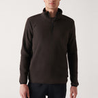 Alexis 1/4 Zip Fleece Sweater // Anthracite