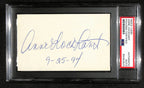 Anne Lockhart Signed/Inscr 3x5 Index Card "Battlestar Galactica" PSA/DNA 184311