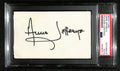 Anne Jeffreys Signed 3x5 Index Card Actress PSA/DNA 184305