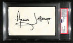 Anne Jeffreys Signed 3x5 Index Card Actress PSA/DNA 184305