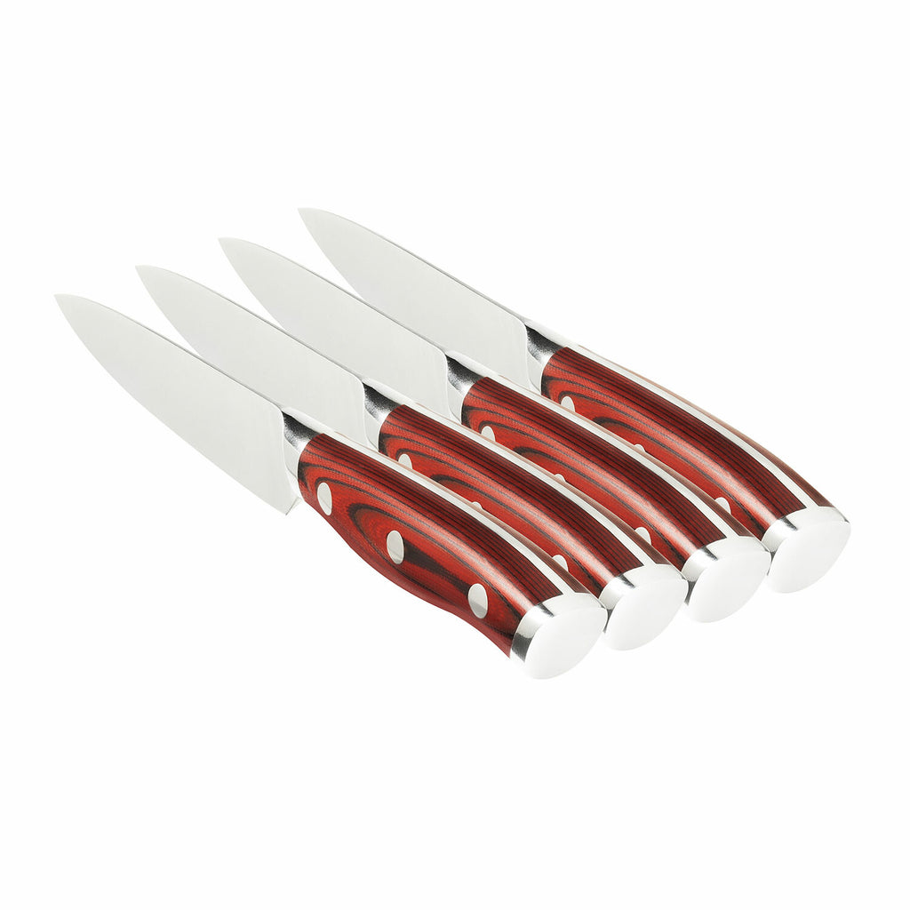 Crimson Series G10 Knife Set // 4-Piece Steak Knife Set