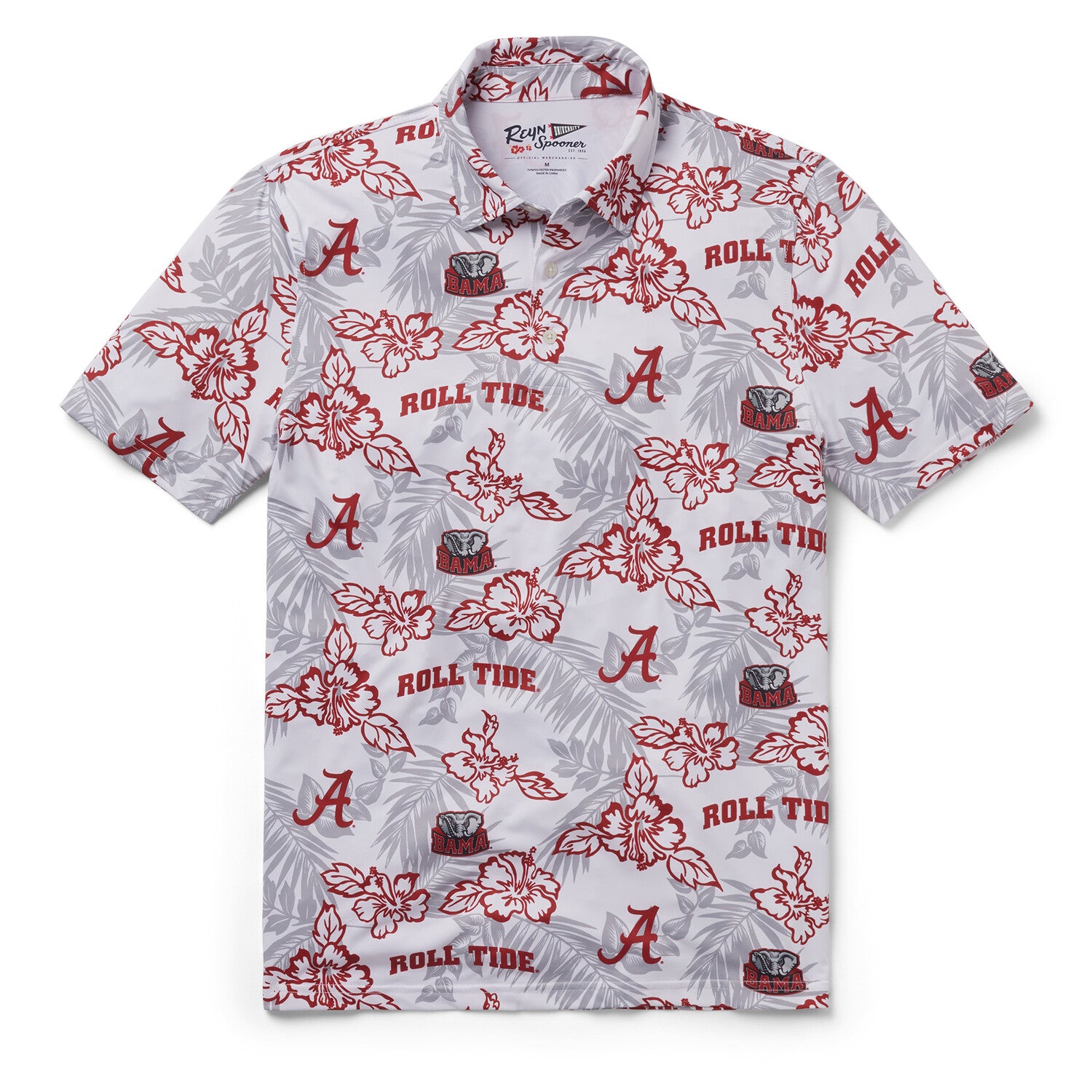 University Of Alabama Performance Polo // White
