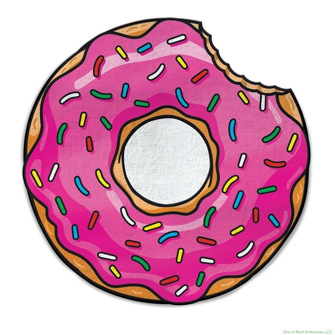 🍩 Giant Donut Beach Towel Blanket – BigMouth Inc.