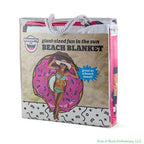 🍩 Giant Donut Beach Towel Blanket – BigMouth Inc.