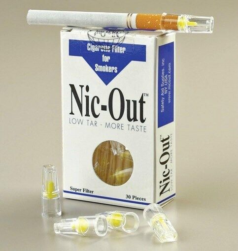 Nic-Out Cigarette Filters (10 Packs / 30 Filters Each) 🚭