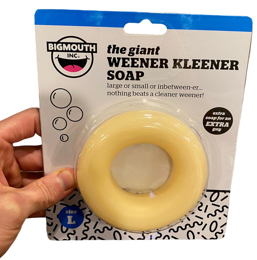 🍆 GIANT Weener Cleaner Soap + ENORMEX XXL Gag Condom Combo