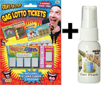 💨 Liquid Ass Spray + 🎟️ 5-Pack Fake Lotto Tickets – Ultimate Prank Combo Set