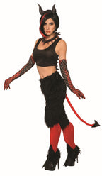 Deluxe Devil Pants With Tail Costume Standard