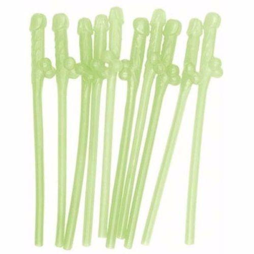 10 Bachelorette Party Glow Penis Sipping Straws