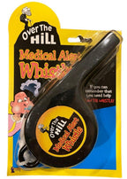 Over the Hill Medical Alert Giant Whistle – Funny Birthday Gag Gift for Seniors 🚨