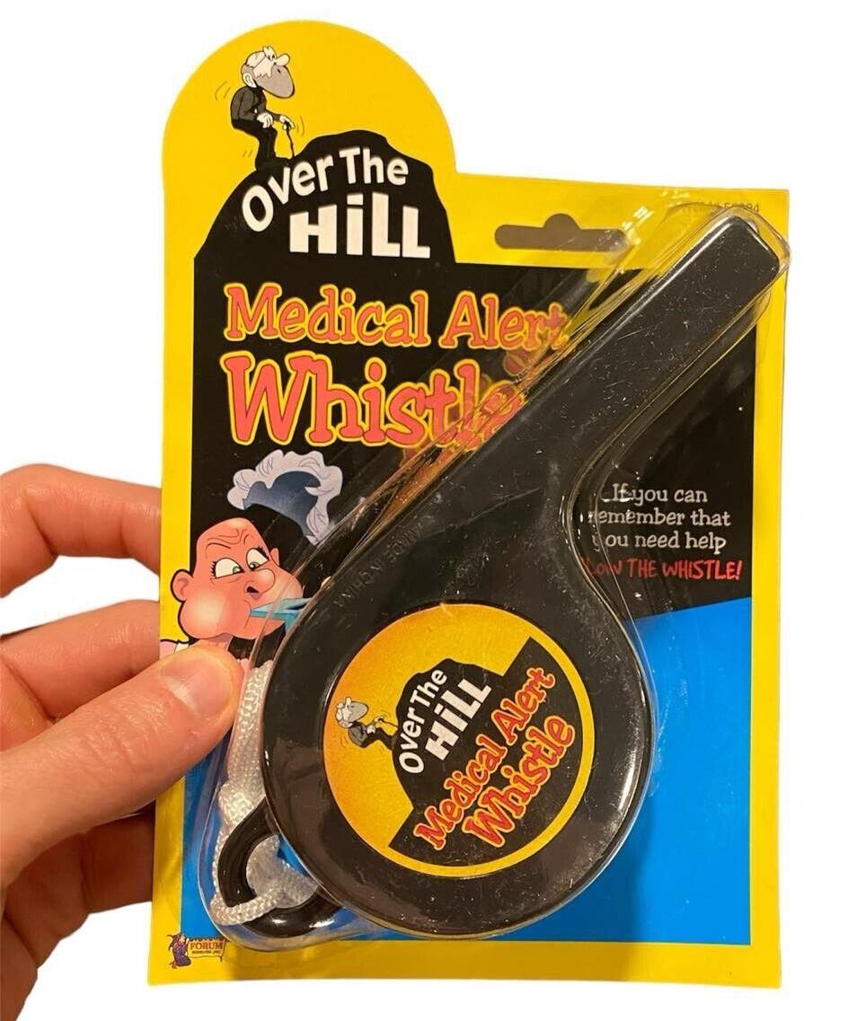 Over the Hill Medical Alert Giant Whistle – Funny Birthday Gag Gift for Seniors 🚨