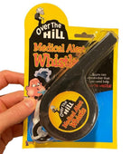 Over the Hill Medical Alert Giant Whistle – Funny Birthday Gag Gift for Seniors 🚨