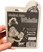 Over the Hill Medical Alert Giant Whistle – Funny Birthday Gag Gift for Seniors 🚨