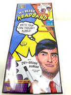 Bubble Thought Headband Dry Erase Board – Wearable Whiteboard for Costumes, Pranks & Laughs! 💭😂