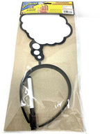 Bubble Thought Headband Dry Erase Board – Wearable Whiteboard for Costumes, Pranks & Laughs! 💭😂