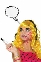 Bubble Thought Headband Dry Erase Board – Wearable Whiteboard for Costumes, Pranks & Laughs! 💭😂
